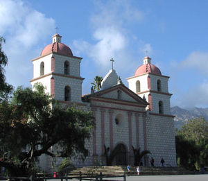 Mission Santa Barbara, known as "the queen of the missions".